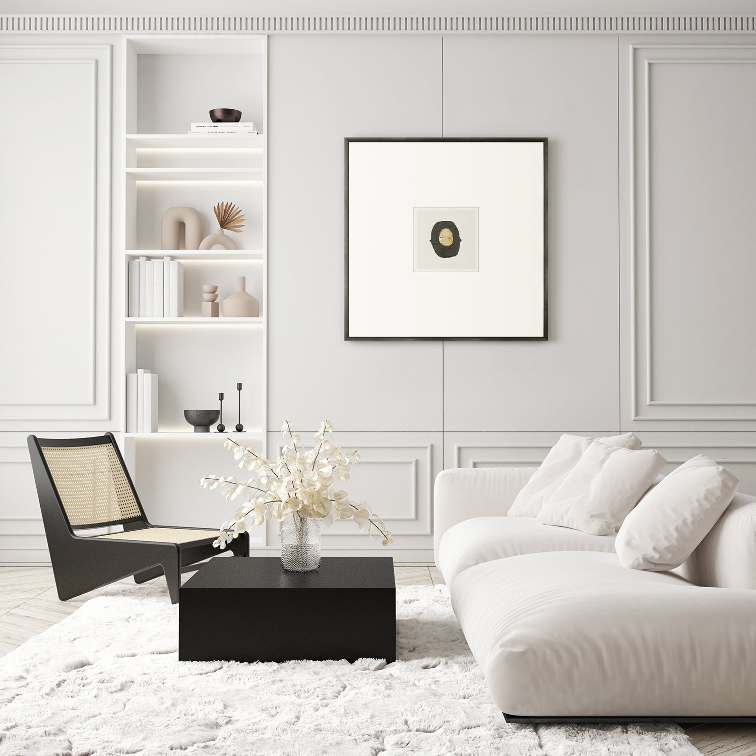 front view of Mid-Expression II luxury Artwork