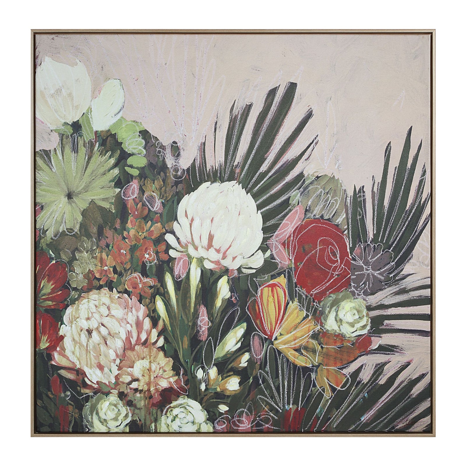 front view of Belleza luxury Artwork