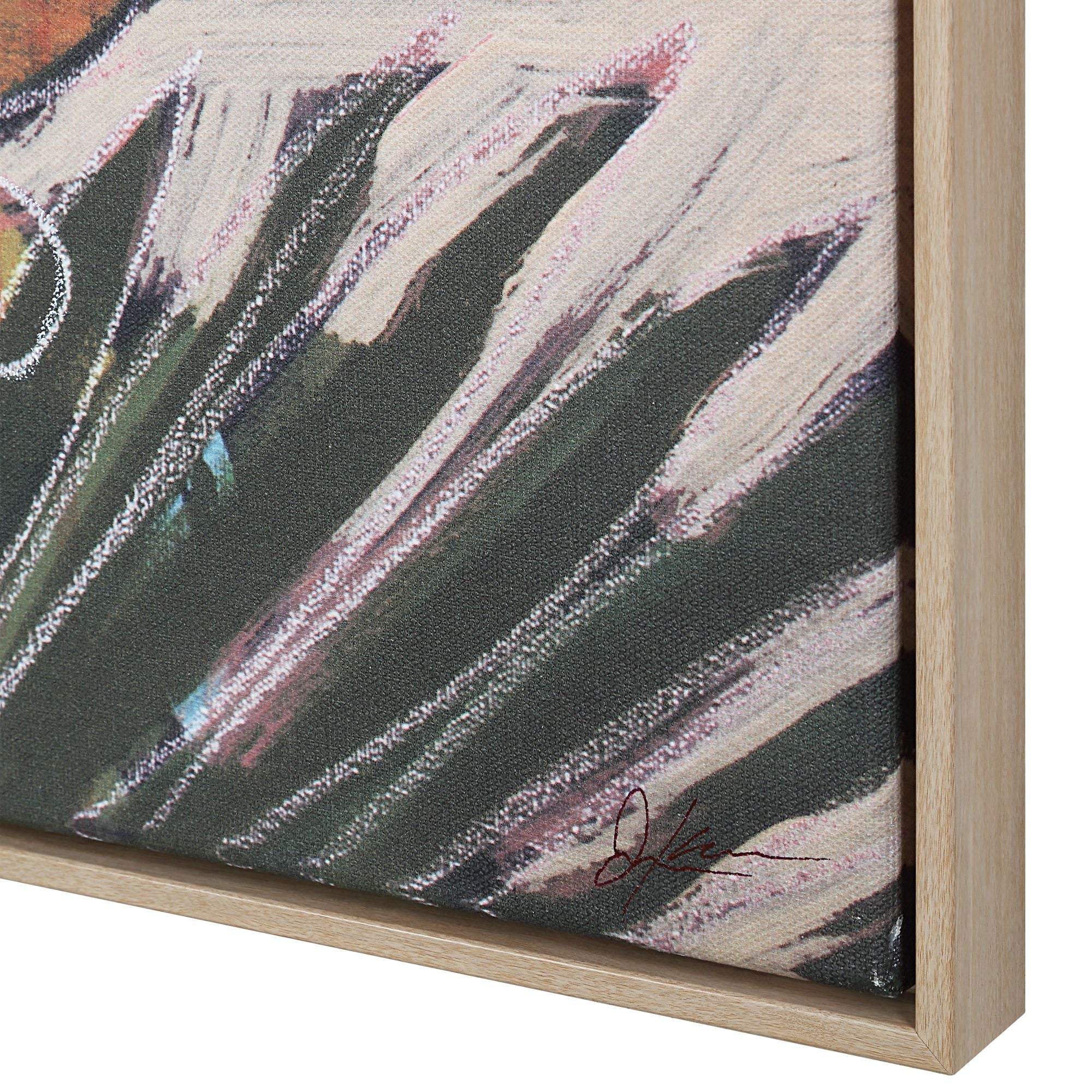 side view of Belleza luxury Artwork