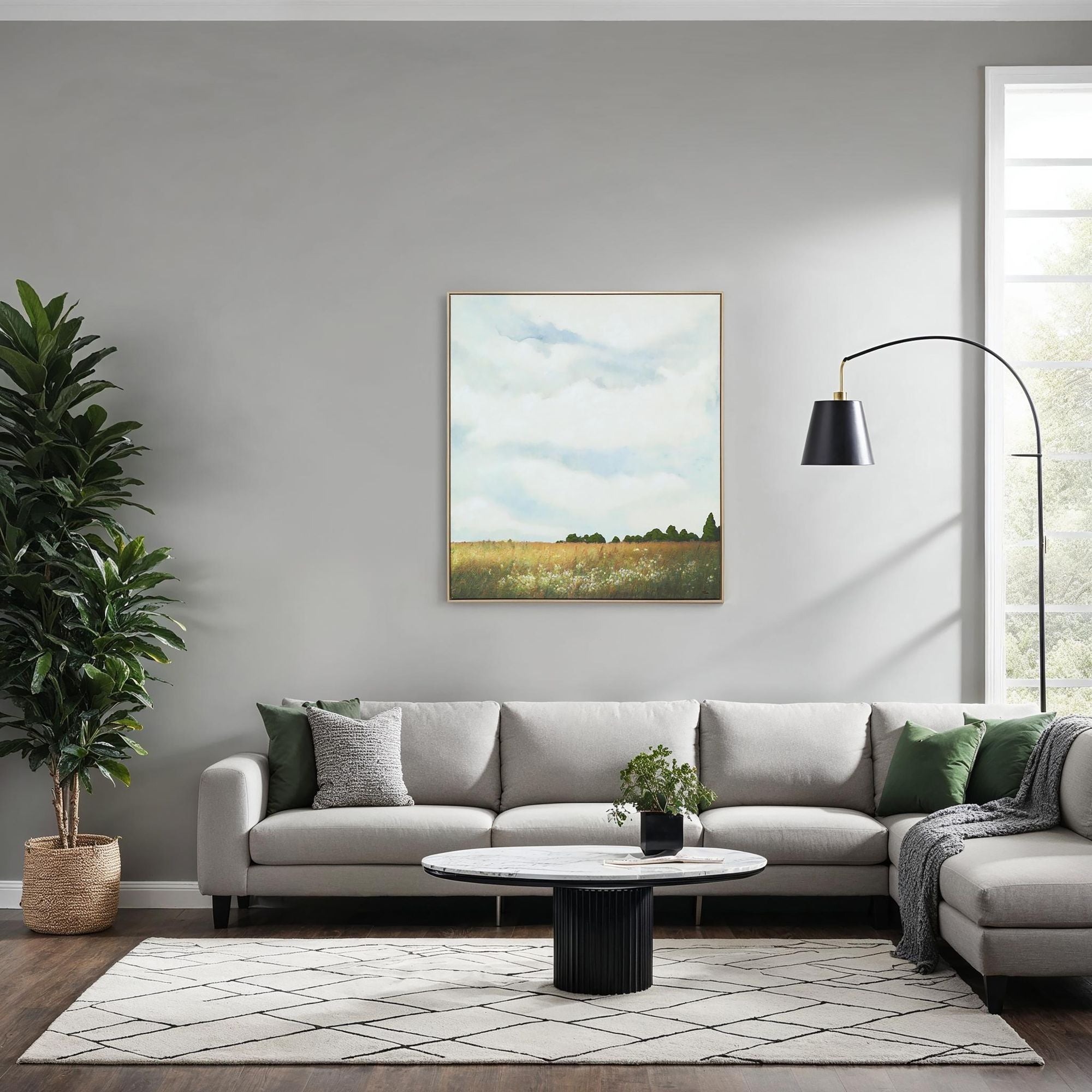 lifestyle view of Lasso luxury Artwork