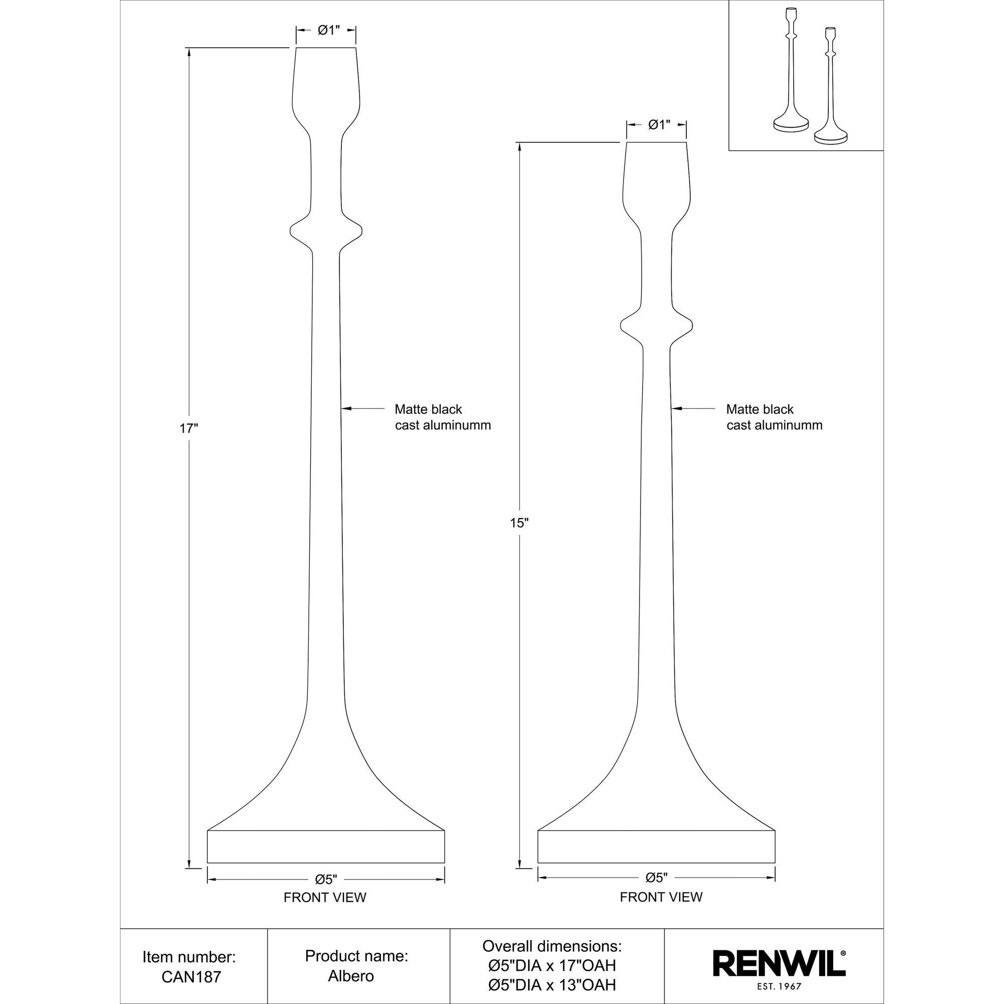 lifestyle view of Albero luxury Candle Holder