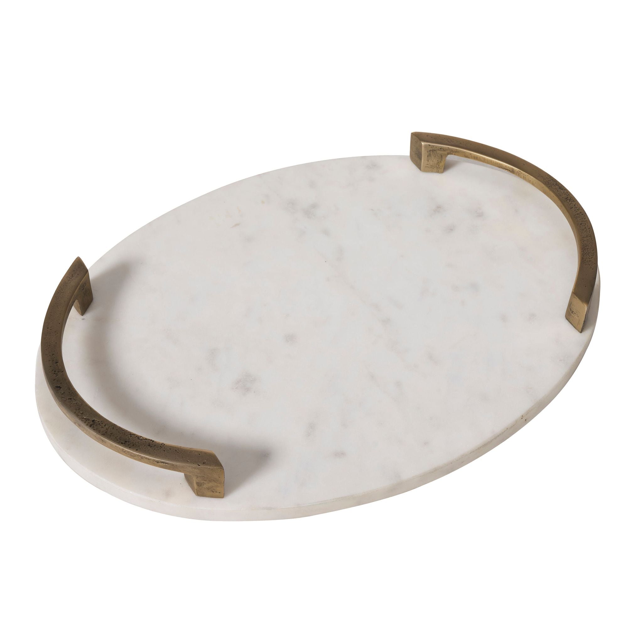 side view of Bianca luxury Decorative Tray
