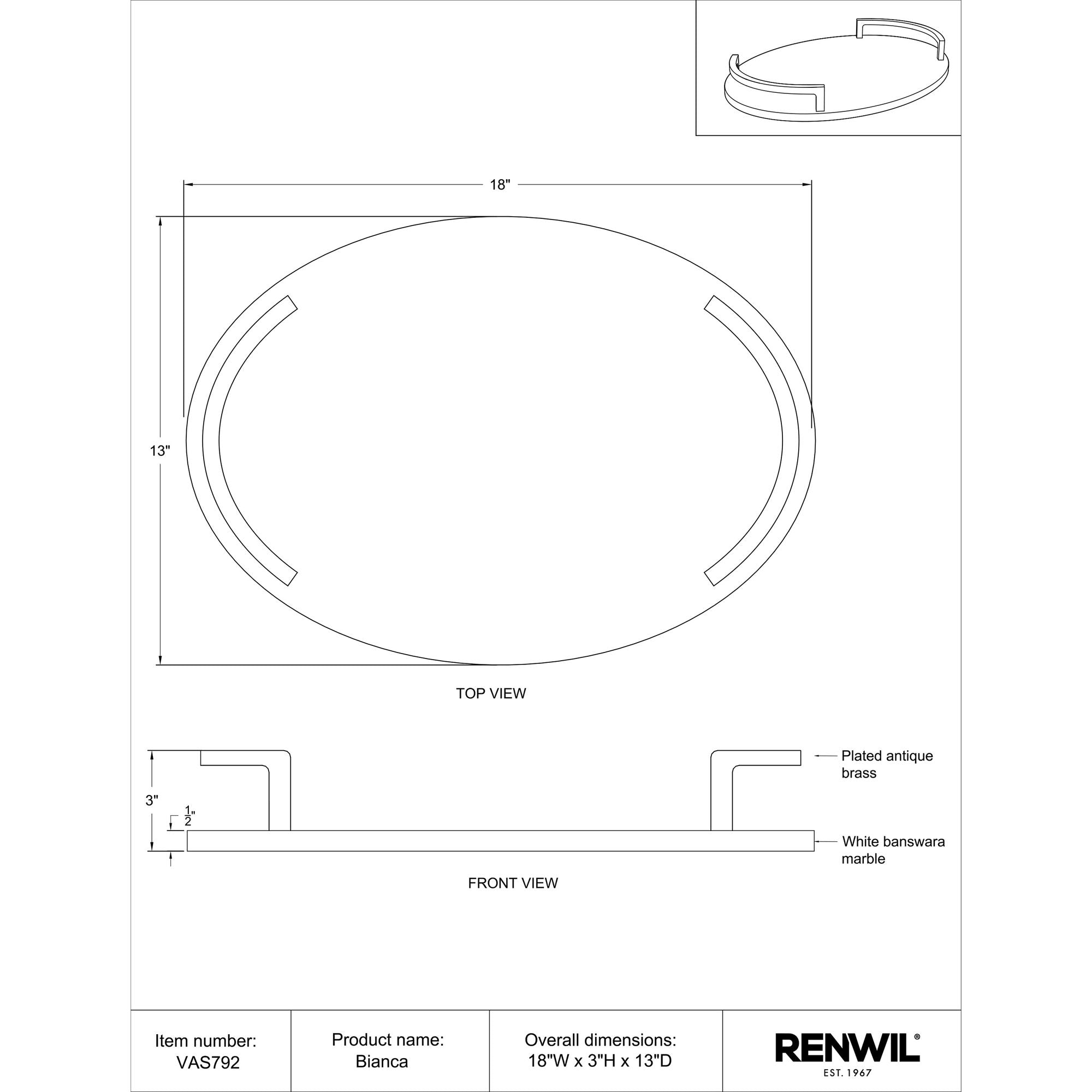 lifestyle view of Bianca luxury Decorative Tray
