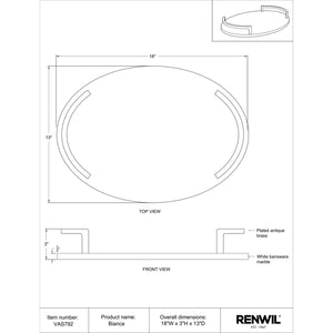 lifestyle view of Bianca luxury Decorative Tray