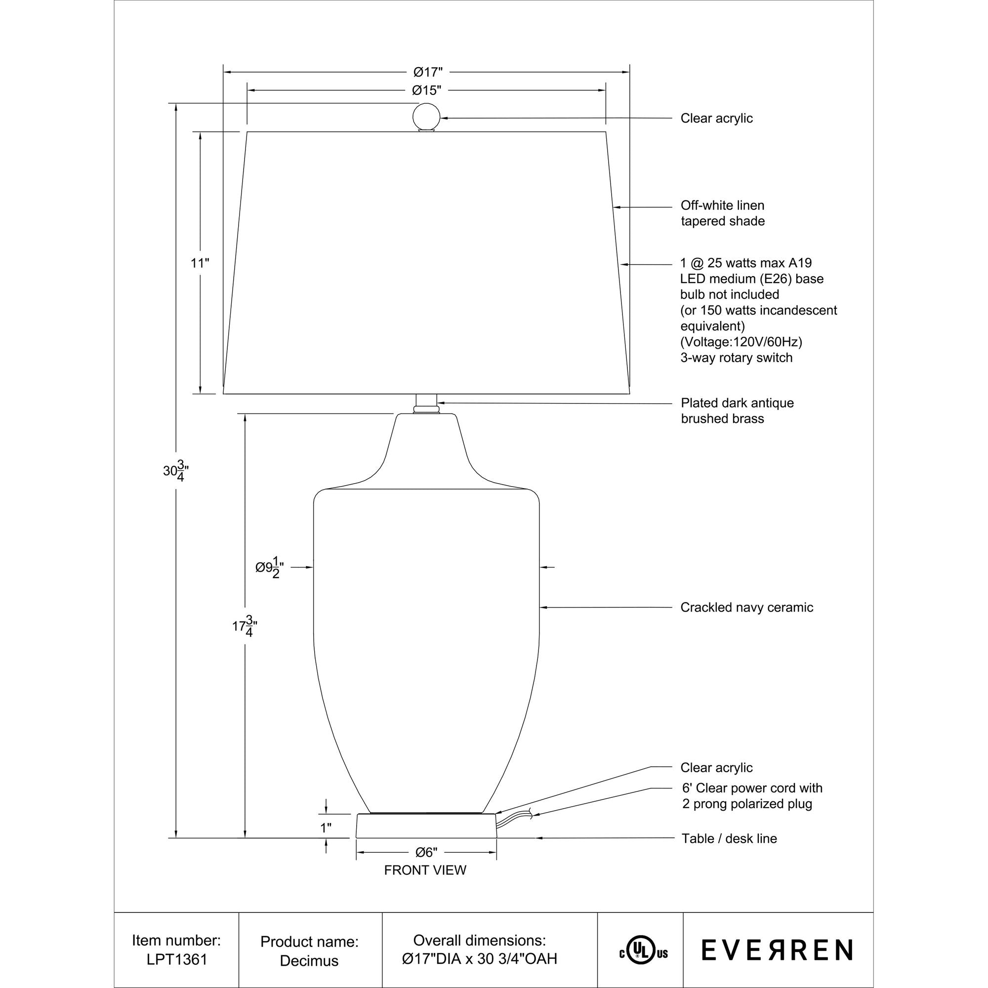 lifestyle view of Decimus luxury Lighting