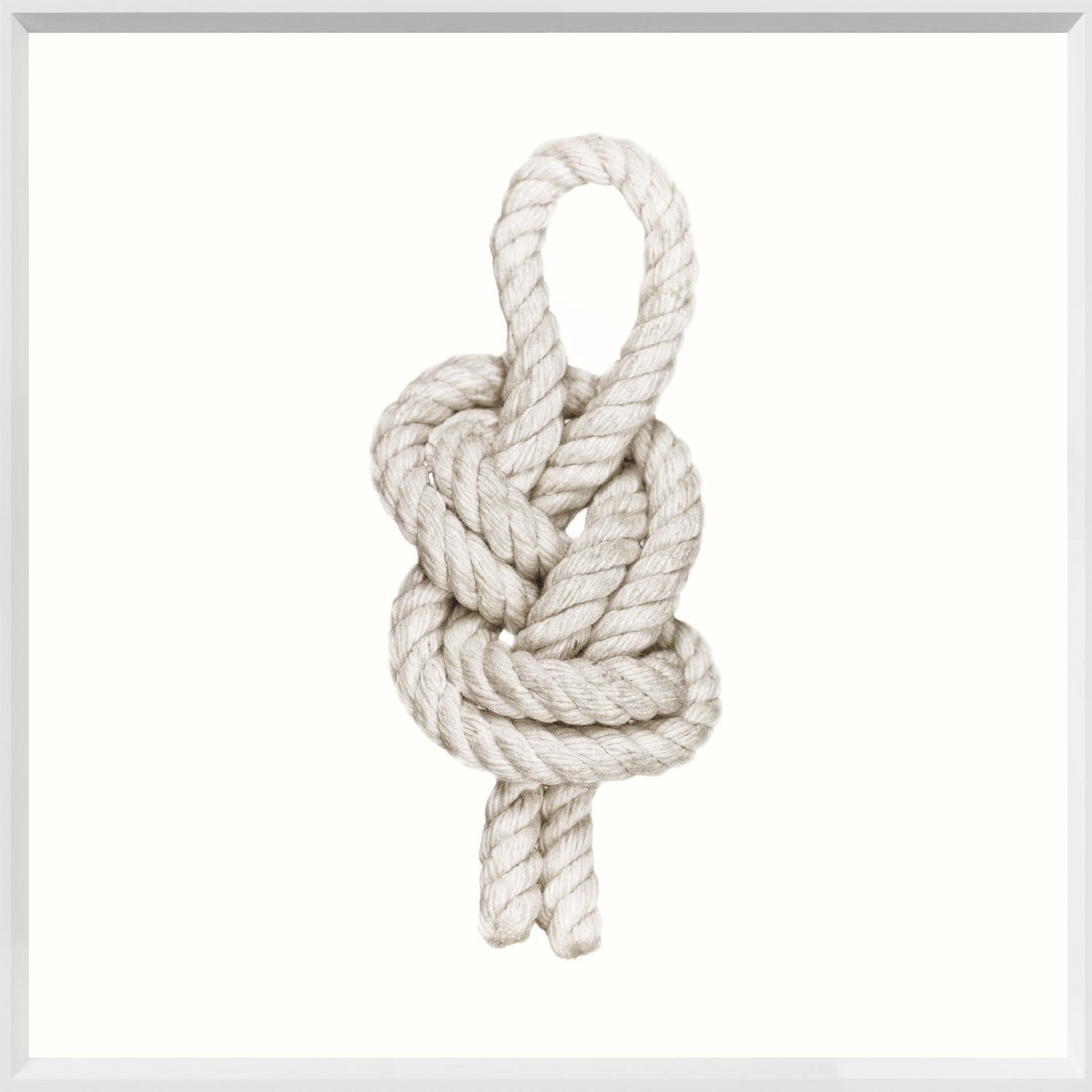 Knot Figure Eight framed art print