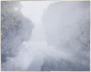 Chambray Haze — nature and landscape fine art print in cool tones at Laurie Yapp Home