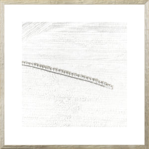 Aerial – Rural View I wall art featuring a textured white background with a subtle line pattern.
