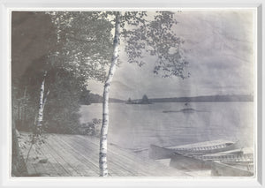 Teinté d'indigo – Vue sur l'île