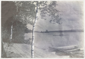 Teinté d'indigo – Vue sur l'île