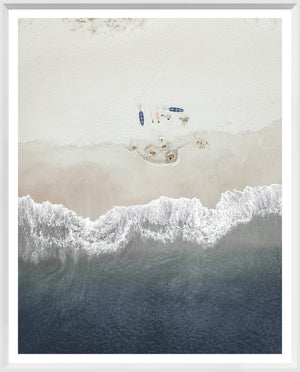 Beach Day framed art print