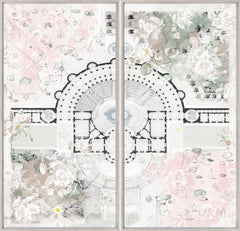 52.5 × 52.5 in – Framed Canvas