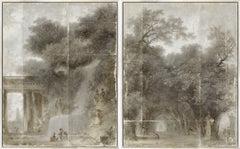 57 × 90.5 in – Framed Canvas