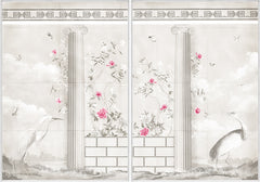76.5 × 109.5 in – Framed Canvas, Raspberry Sorbet