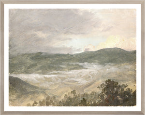 Church – Landscape C. 1865 — nature and landscape fine art print in cool tones at Laurie Yapp Home