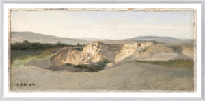 Italian Landscape C. 1825-28 — nature and landscape fine art print shown from another angle
