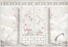 67.5 × 97.5 in – Framed Canvas, Burnt Coral