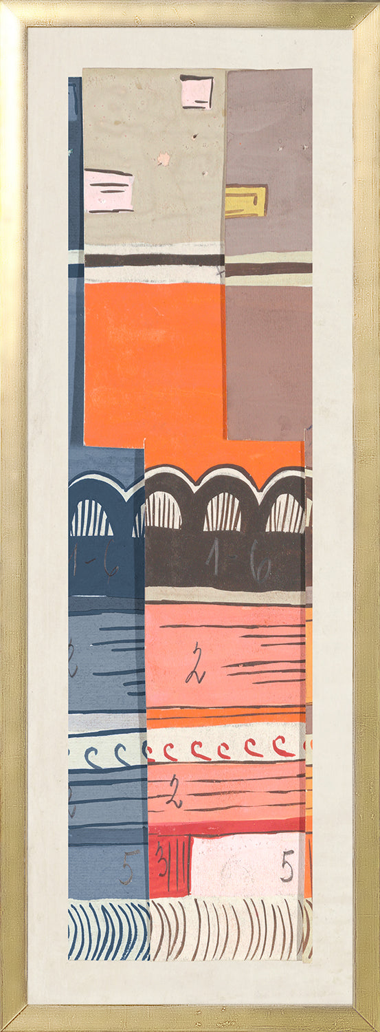 front view of COLLECTION VINTAGE – TEXTILE DESIGN, 1922 luxury Artwork