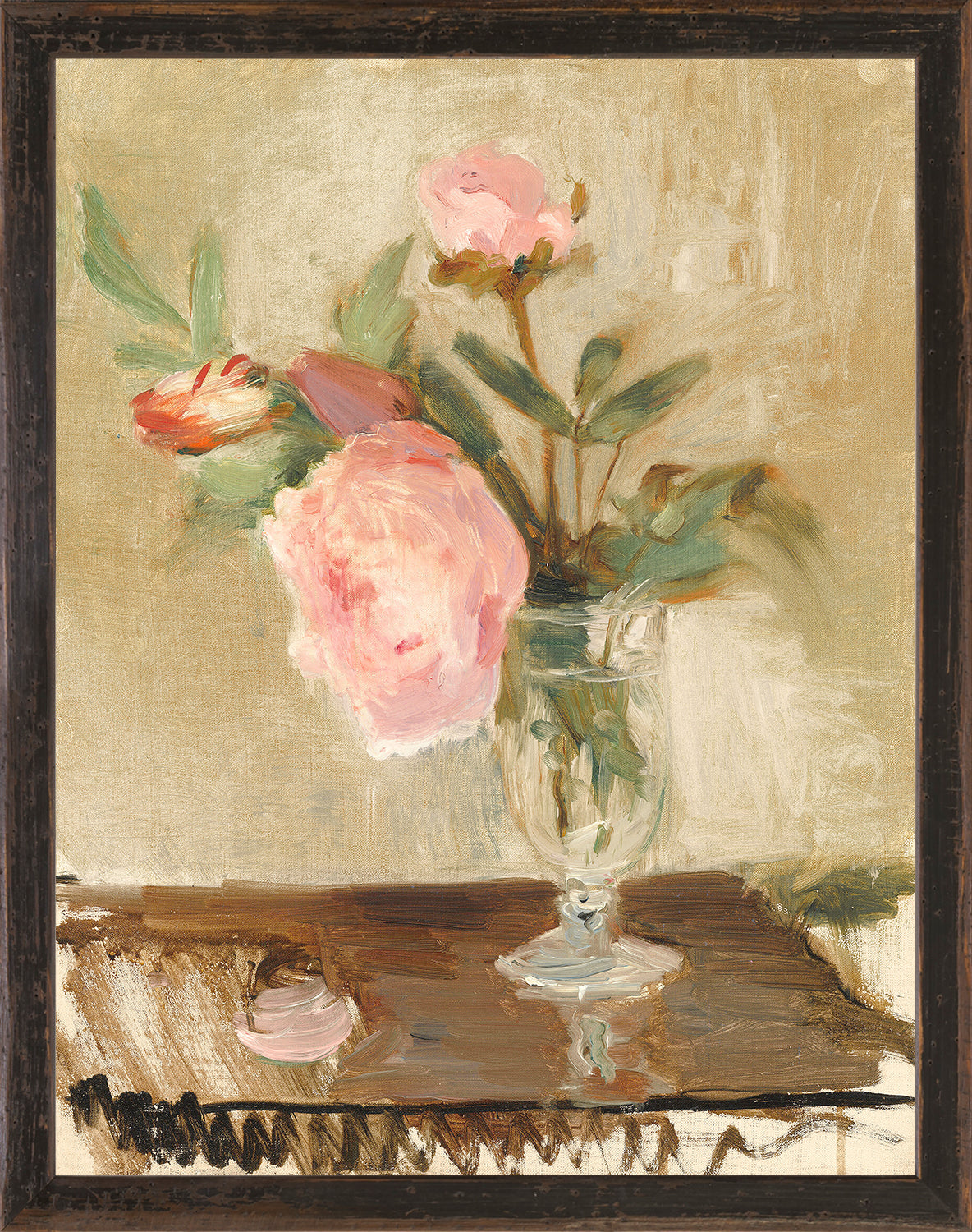front view of COLLECTION VINTAGE – PEONIES, 1869 luxury Artwork