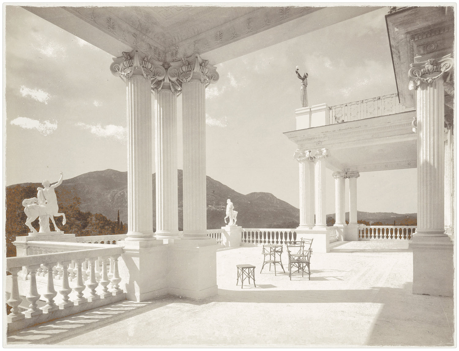 detail view of Palace Achilleion Corfu C. 1895 luxury Artwork