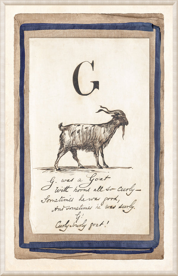 Edward’s Alphabet – G, C. 1857 - Laurie Yapp Home
