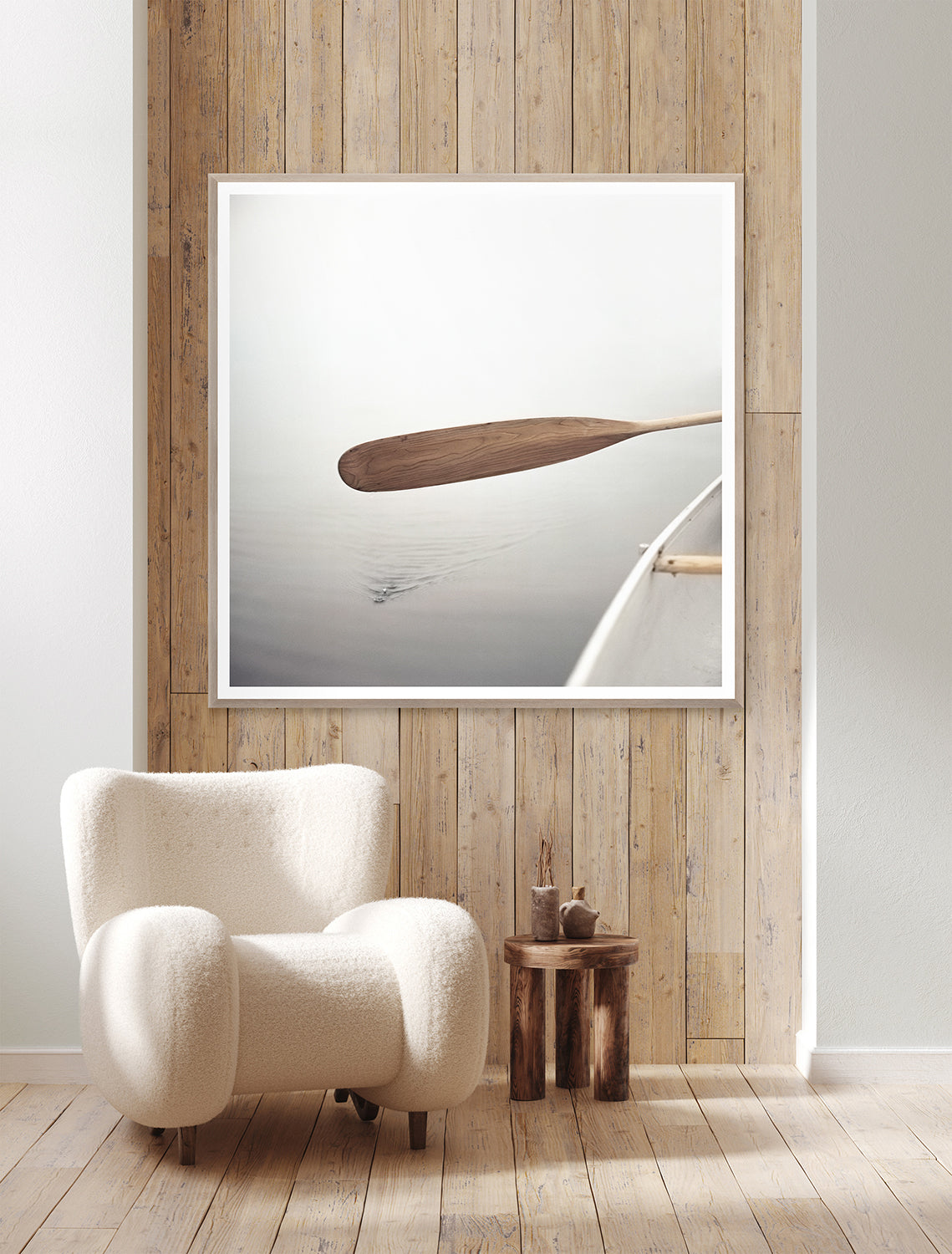 side view of The Paddle luxury Artwork