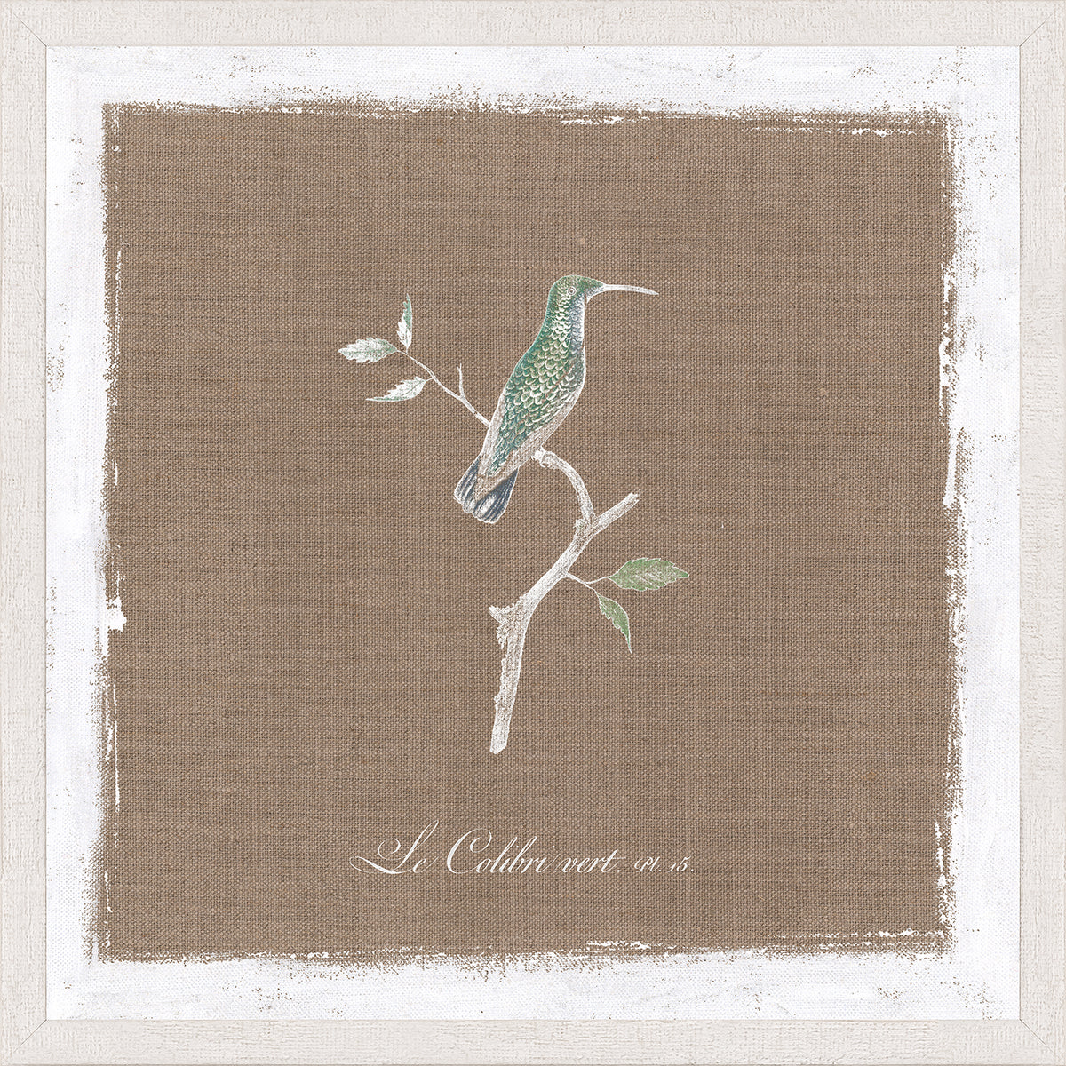Oiseau sur le lin V