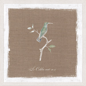 Oiseau sur le lin V