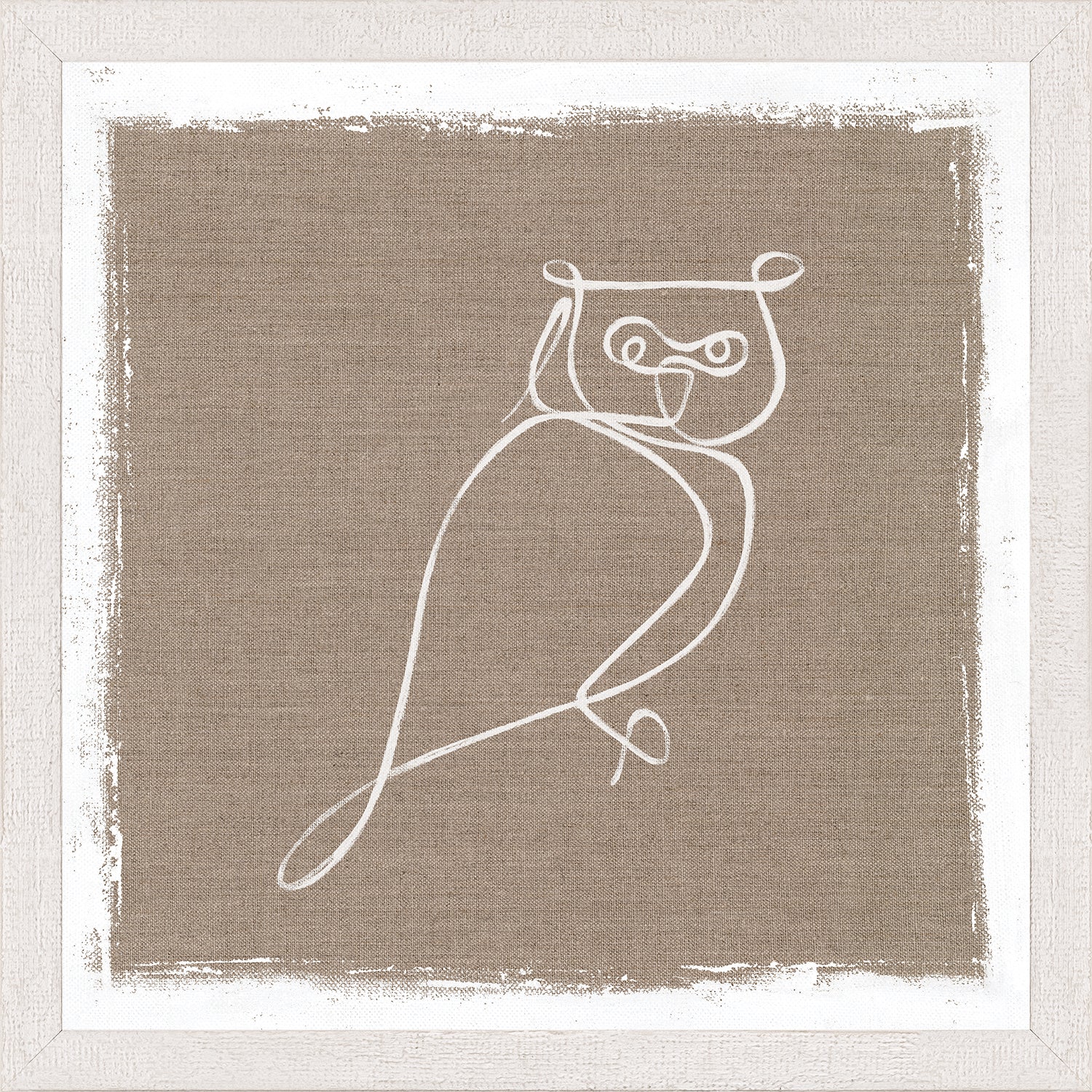 Chalet – Hibou au trait unique