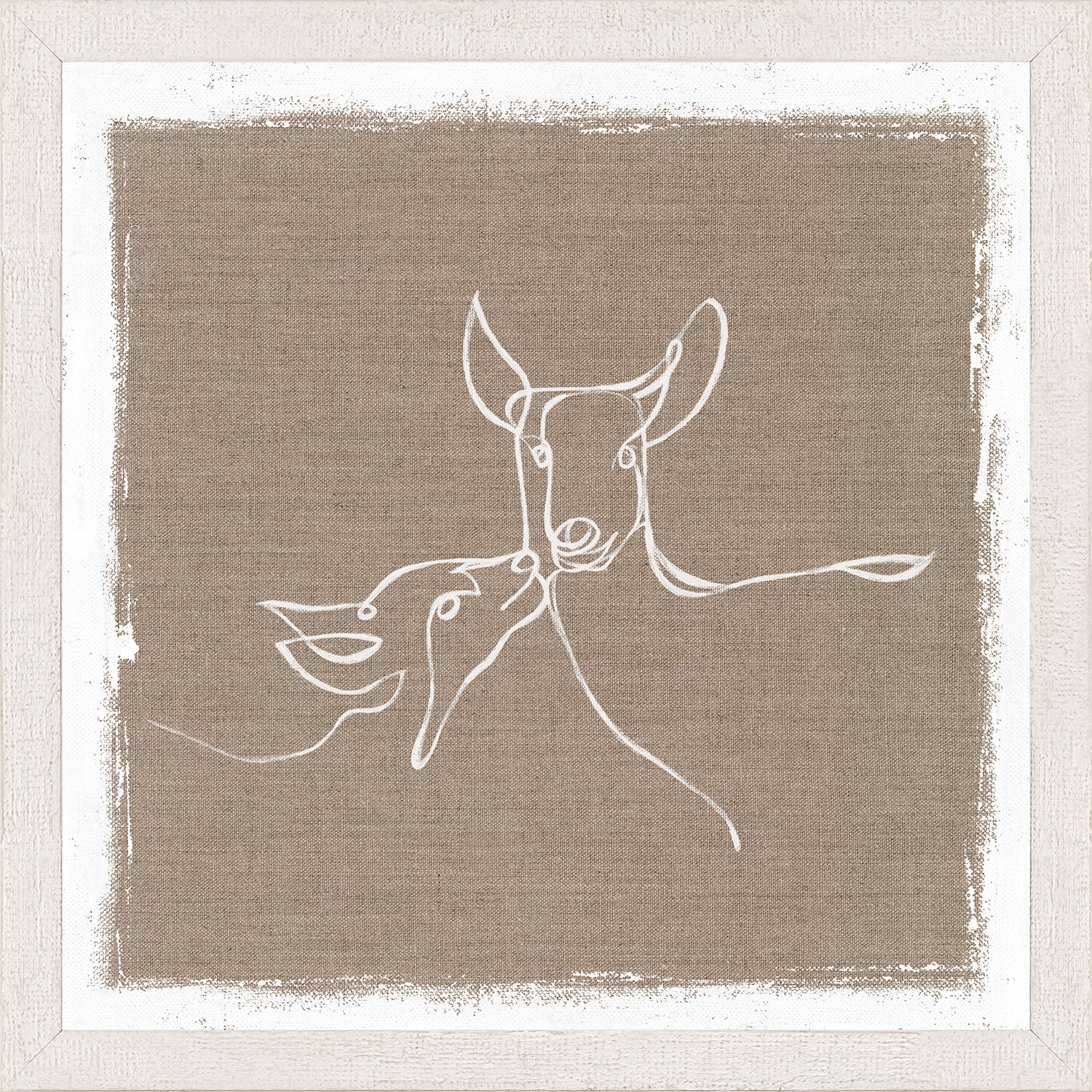 Chalet – Biche et Faon en une Ligne