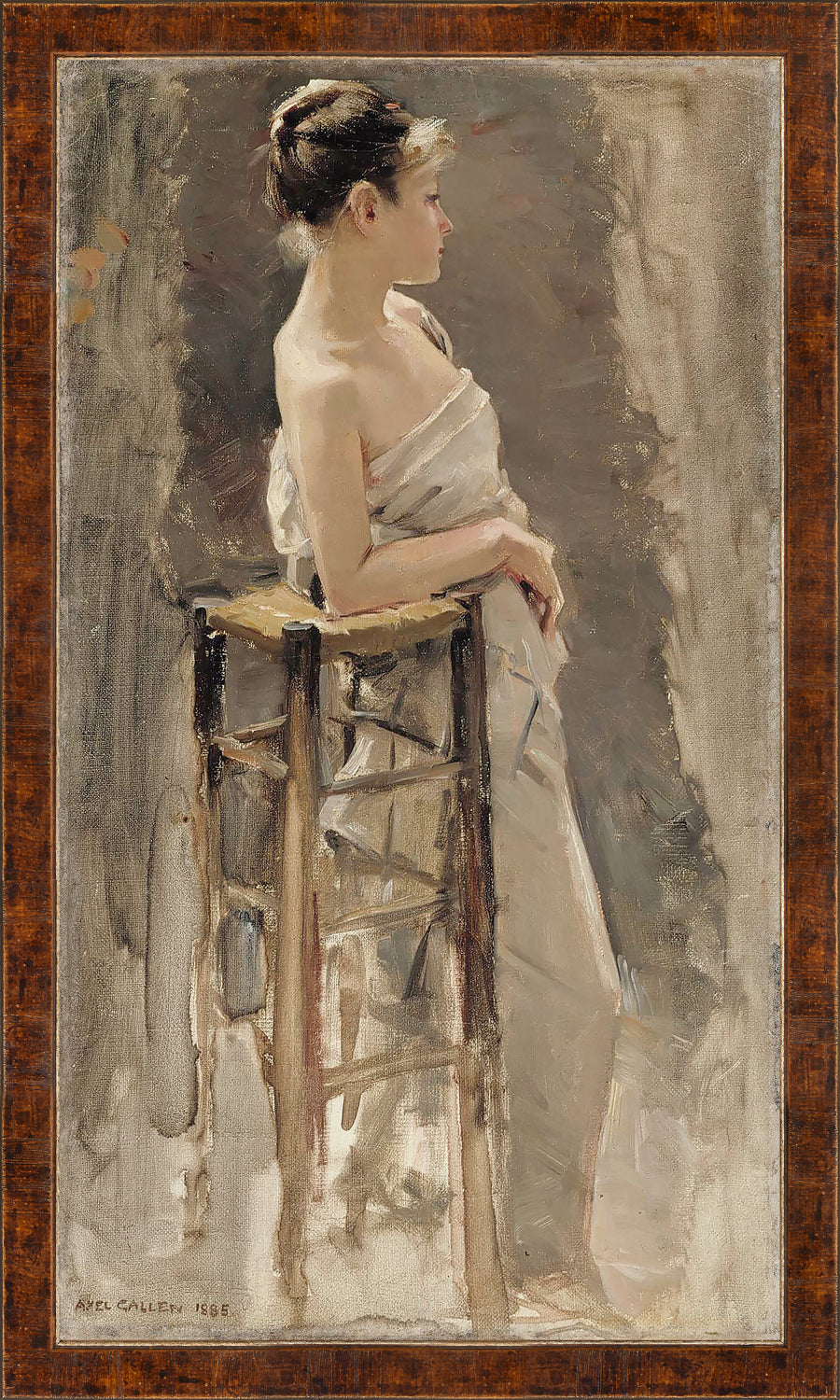 front view of COLLECTION 23 – MODEL EXERCISE C. 1885 luxury Artwork
