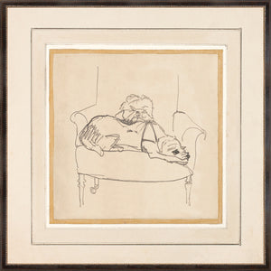 COLLECTION 23 – TWO DOGS ON A CHAIR C. 1930