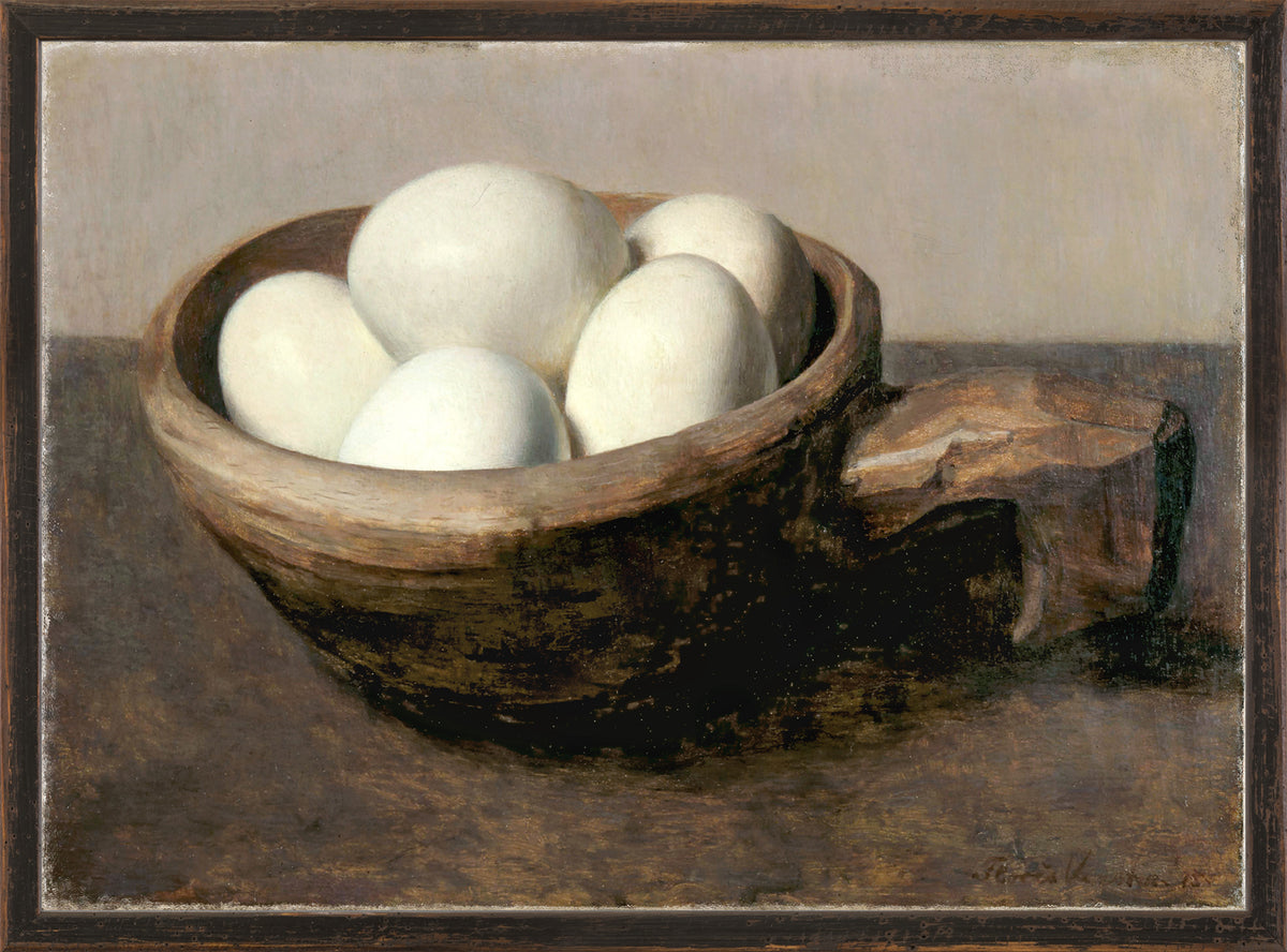 front view of COLLECTION 23 – NAP WITH EGGS C. 1915 luxury Artwork