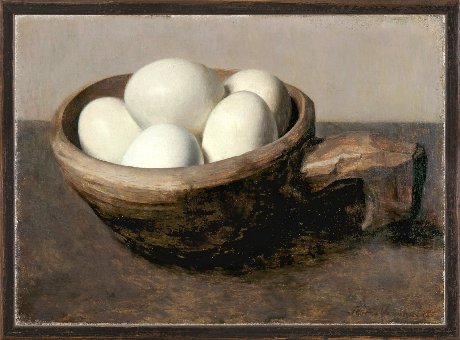 front view of COLLECTION 23 – NAP WITH EGGS C. 1915 luxury Artwork
