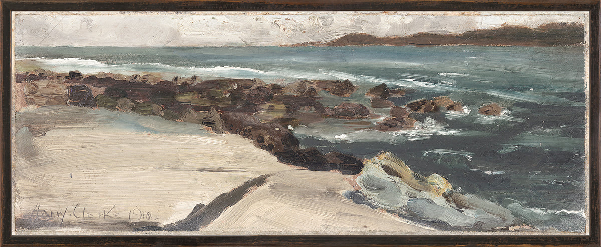 front view of COLLECTION 23 – LANDSCAPE BY THE COAST C. 1889 luxury Artwork