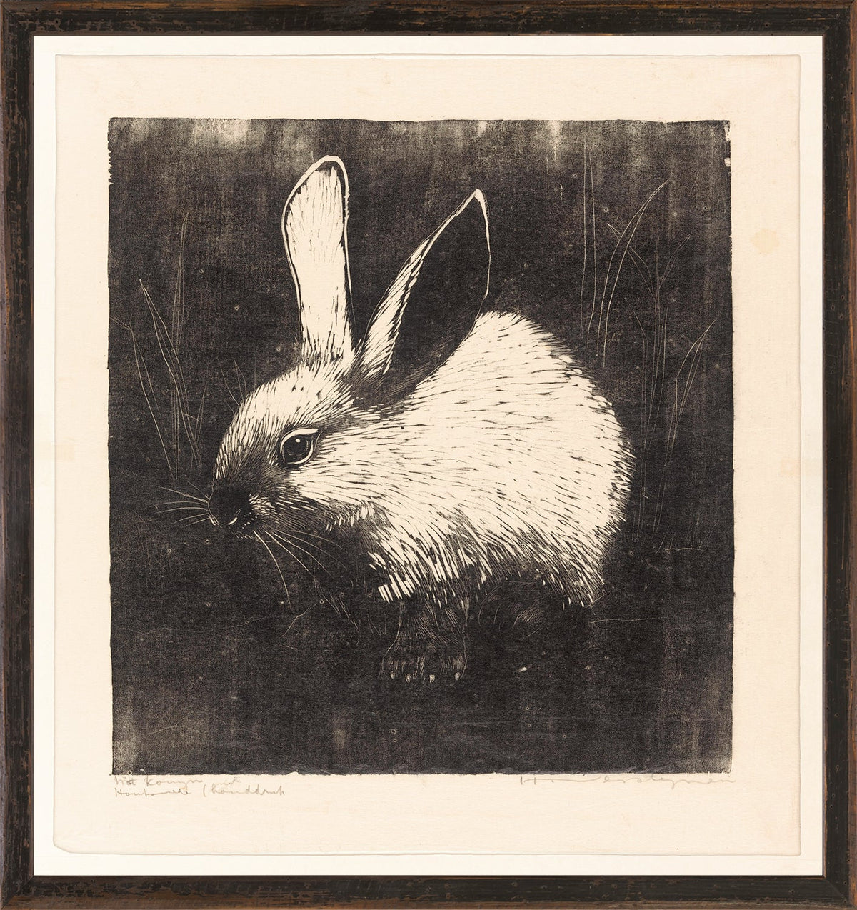 front view of COLLECTION 23 – THE RABBIT C. 1907 luxury Artwork