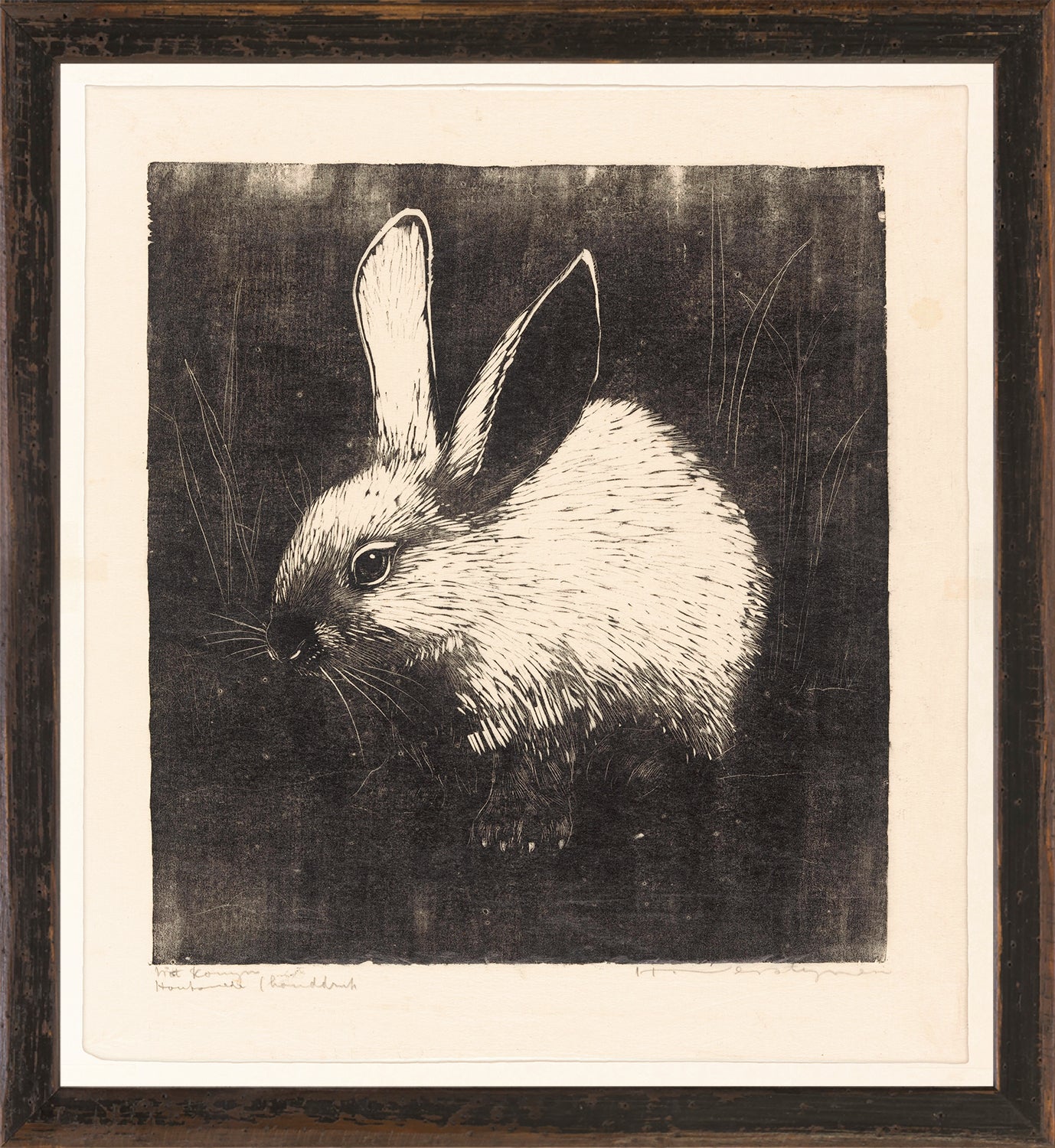 Collection 23 The Rabbit C 1907 framed art print