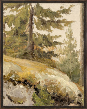 Northern Collection – Forest Study C.1881 wall art featuring trees and foliage in earthy tones