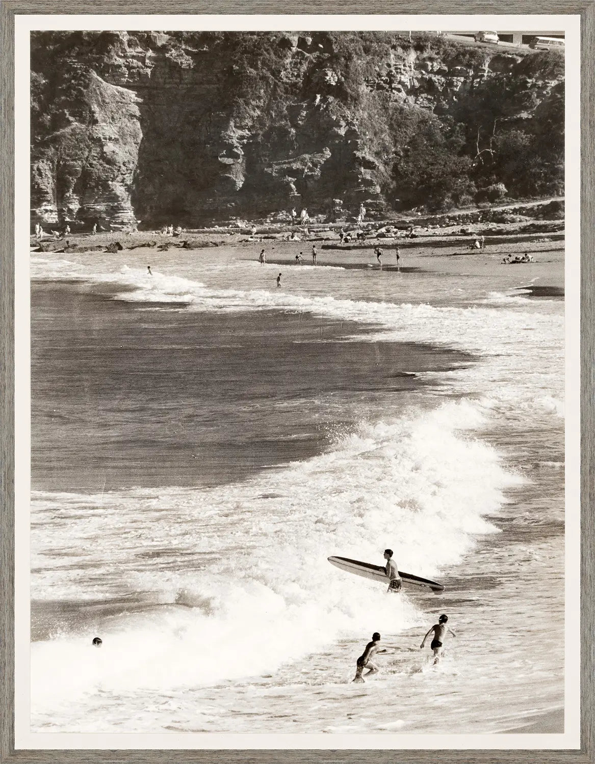 front view of Avalon Beach C.1965 luxury Artwork