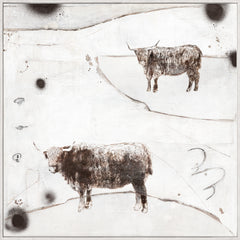 44.5 × 44.5 pulg. – Lienzo enmarcado