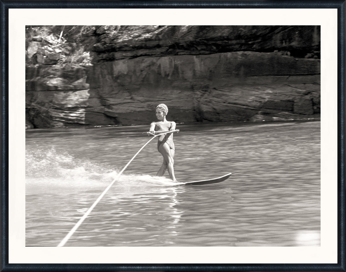 front view of NOSTALGIA COLLECTION – WATER SKIER C. 1959 luxury Artwork