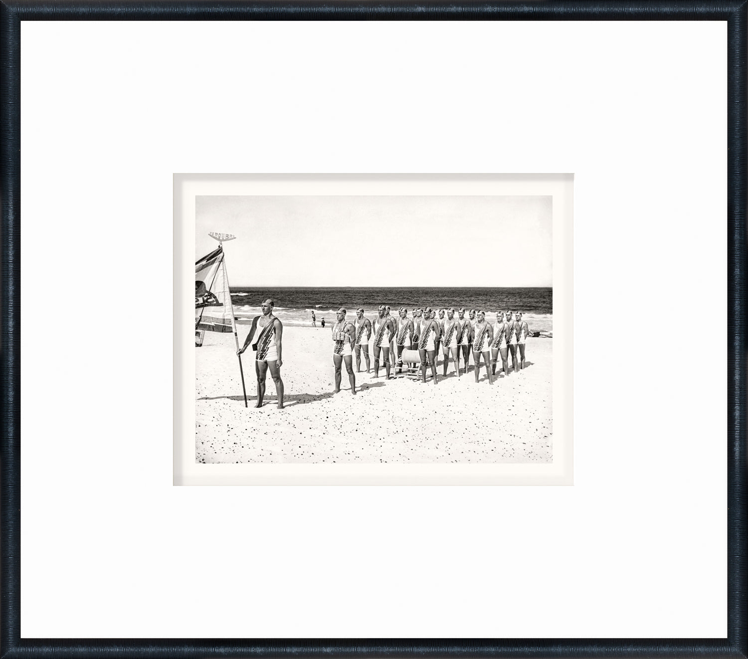 angle view of NOSTALGIA COLLECTION – LIFE SAVING CLUB C. 1950 luxury Artwork