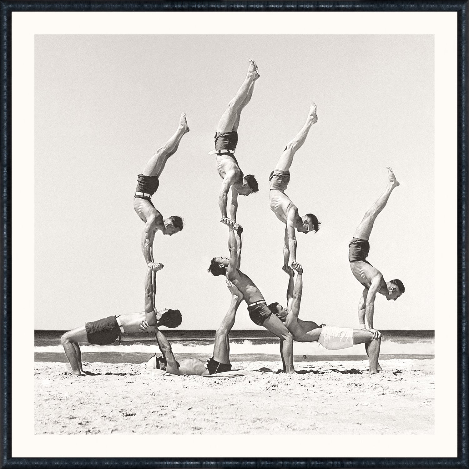 front view of NOSTALGIA COLLECTION – BEACHOBATICS C. 1943 luxury Artwork