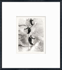 Fotografía pequeña + bordes blancos (tamaño del marco: 14,75 x 16,75 pulgadas)