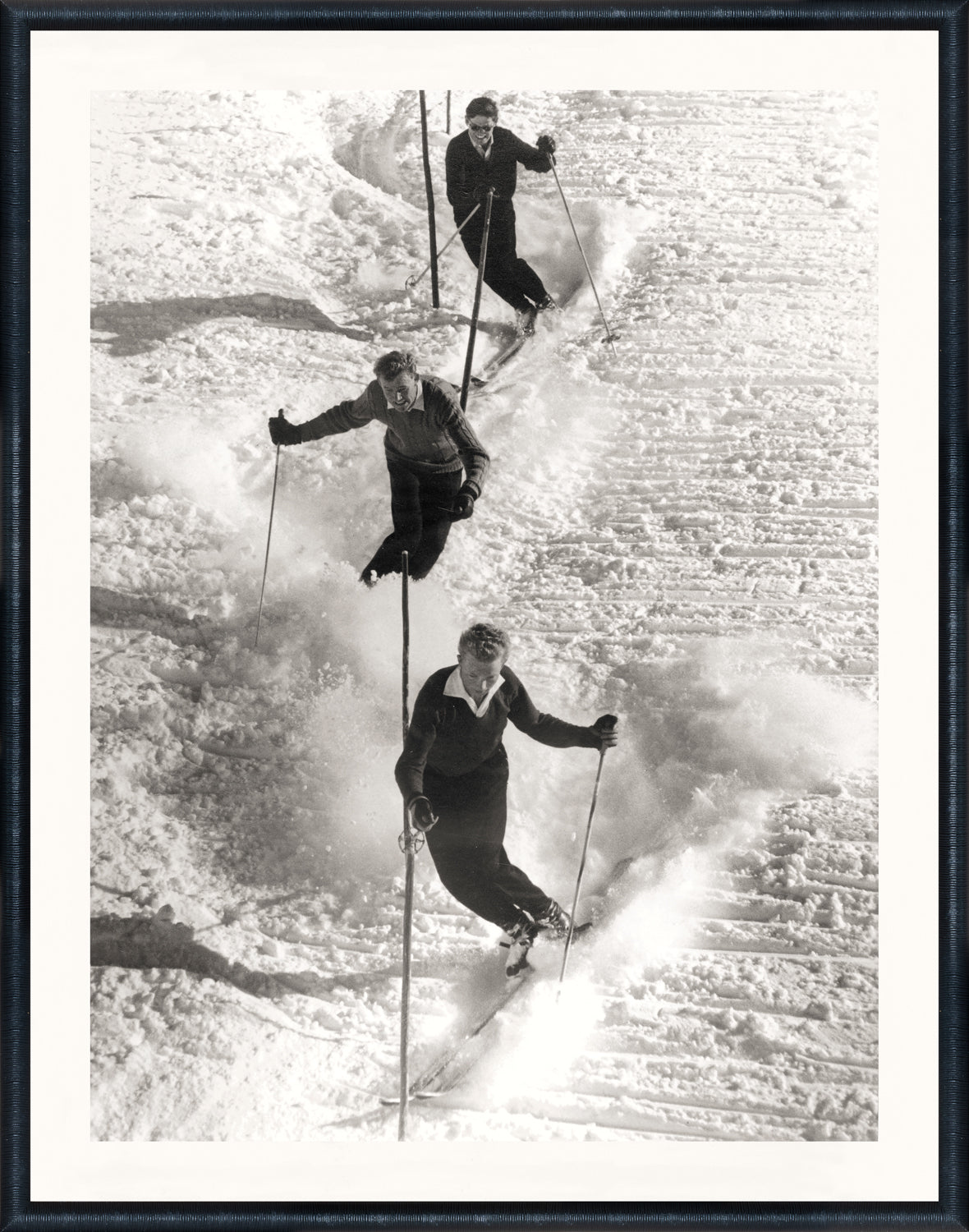 front view of NOSTALGIA COLLECTION – SLALOMING C. 1964 luxury Artwork