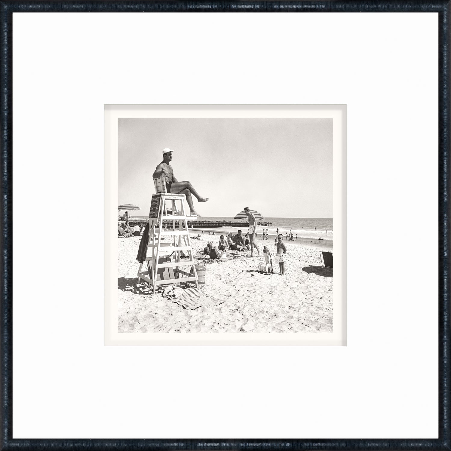 front view of NOSTALGIA COLLECTION – LIFE GUARD, C. 1947 luxury Artwork
