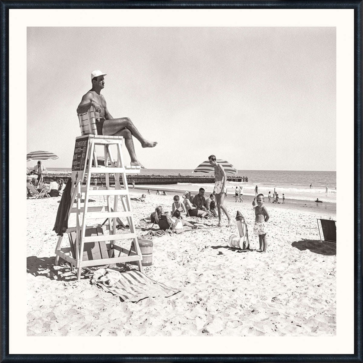 front view of NOSTALGIA COLLECTION – LIFE GUARD, C. 1947 luxury Artwork