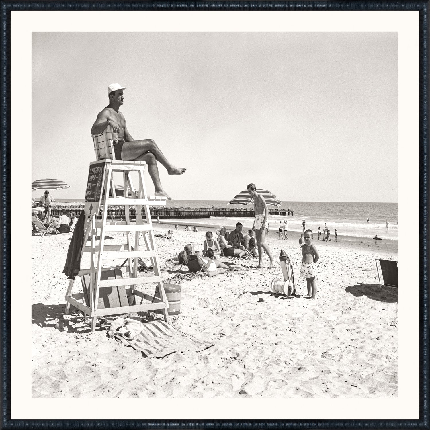 front view of NOSTALGIA COLLECTION – LIFE GUARD, C. 1947 luxury Artwork