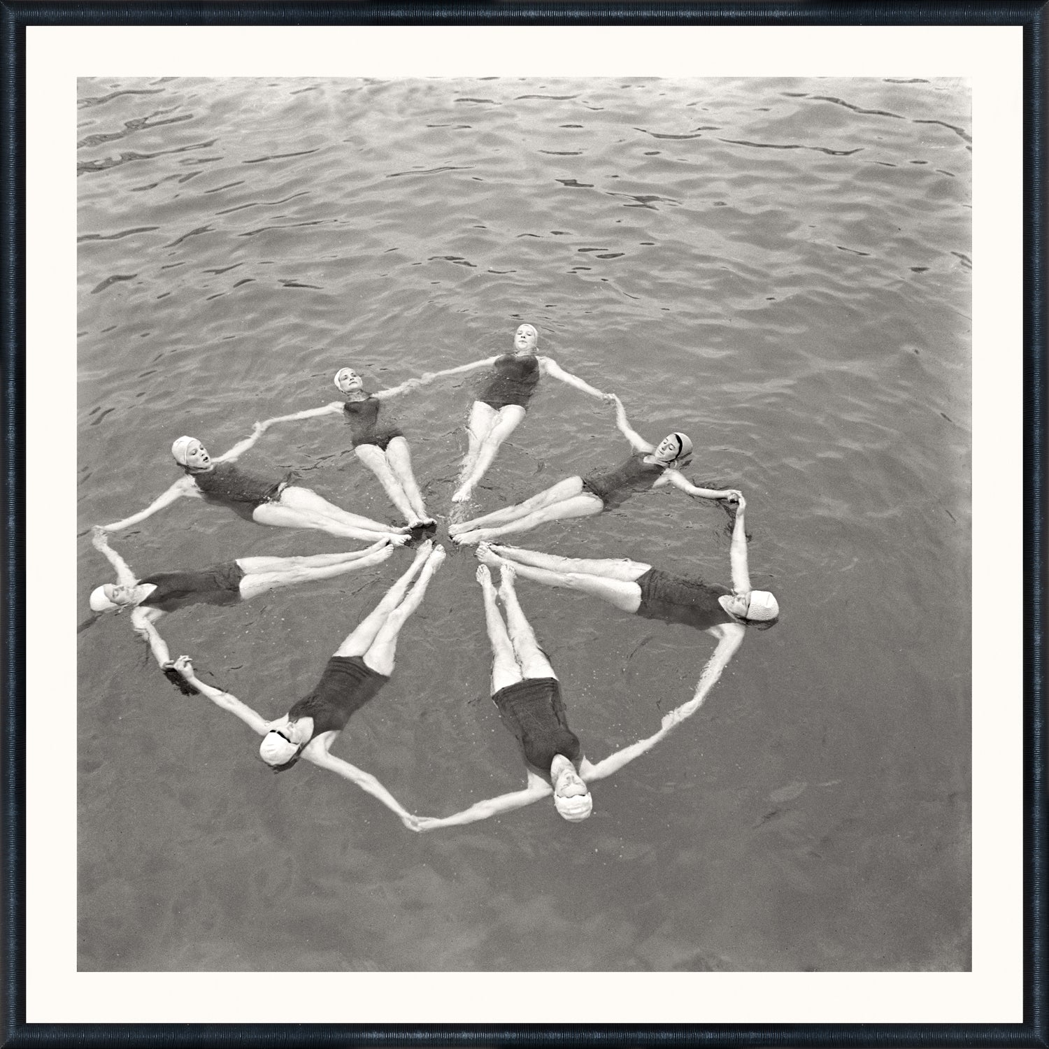 front view of NOSTALGIA COLLECTION – WATER BALLET CIRCLE C.1941 luxury Artwork
