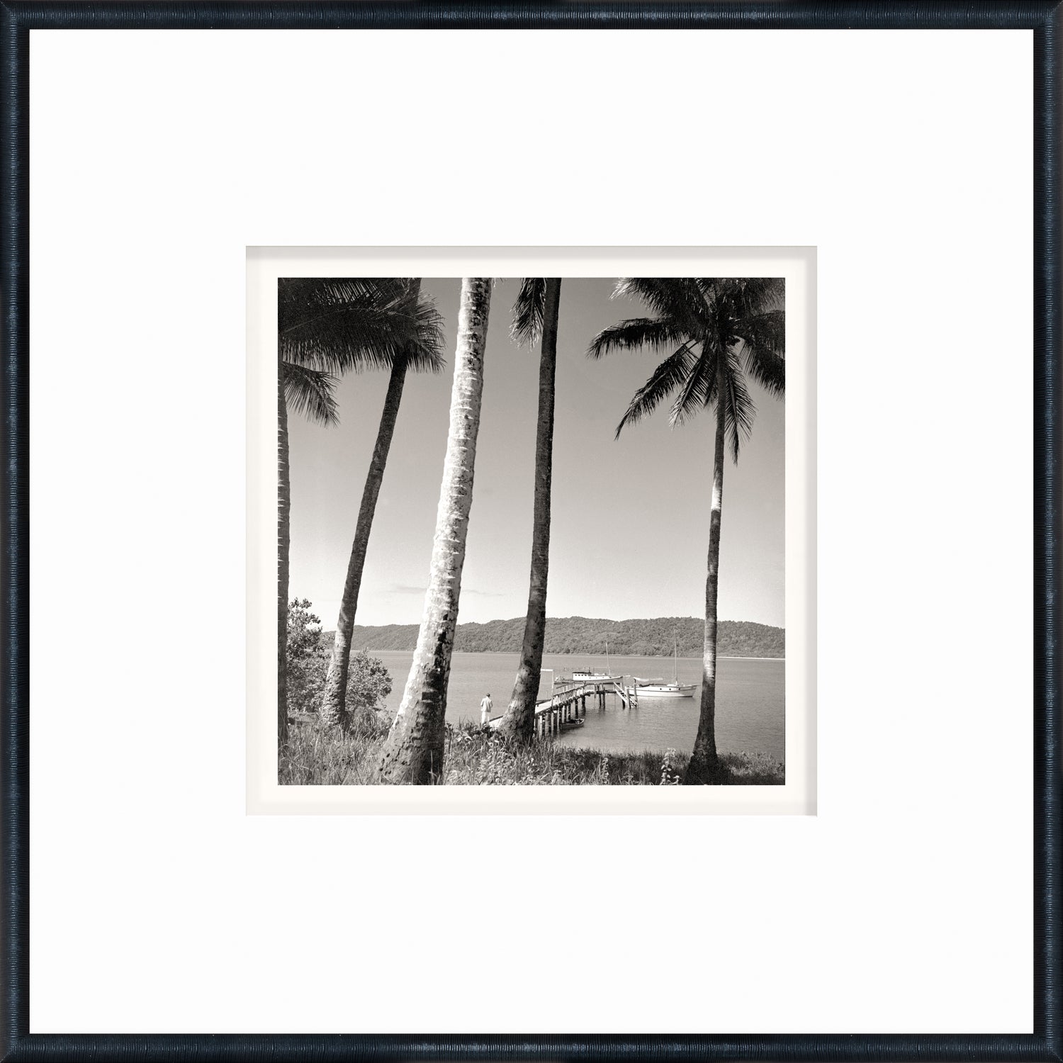 angle view of NOSTALGIA COLLECTION – ISLAND DOCK C. 1959 luxury Artwork